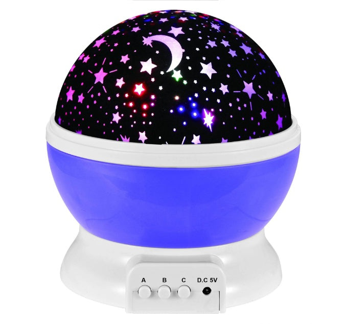 Galaxy Star Projector and Rotating LED Night Light