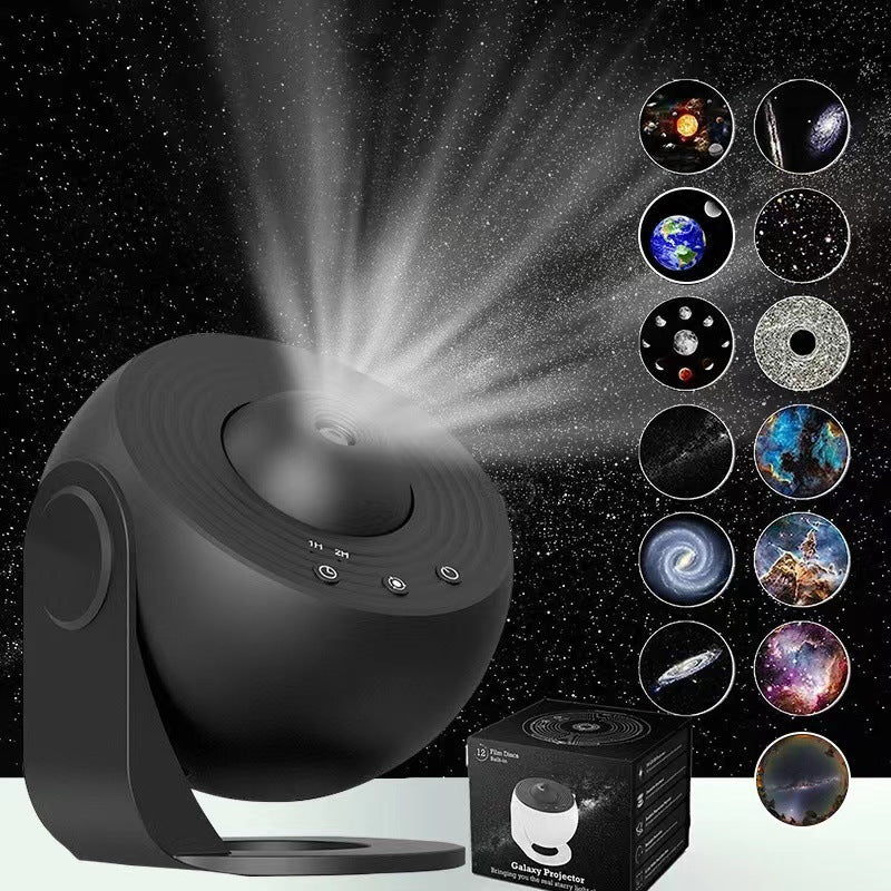 360° Galaxy Star Projector – LED Night Light